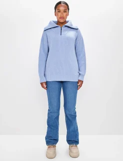8848 Altitude Klader|Bessie W Wool Sweat - Hortensia Blue
