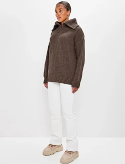 8848 Altitude Klader|Bessie W Wool Sweat - Pale Brown