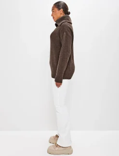 8848 Altitude Klader|Bessie W Wool Sweat - Pale Brown