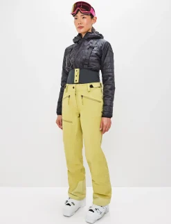 8848 Altitude Skidkläder|Chloe W Shell Pant - Flax Yellow