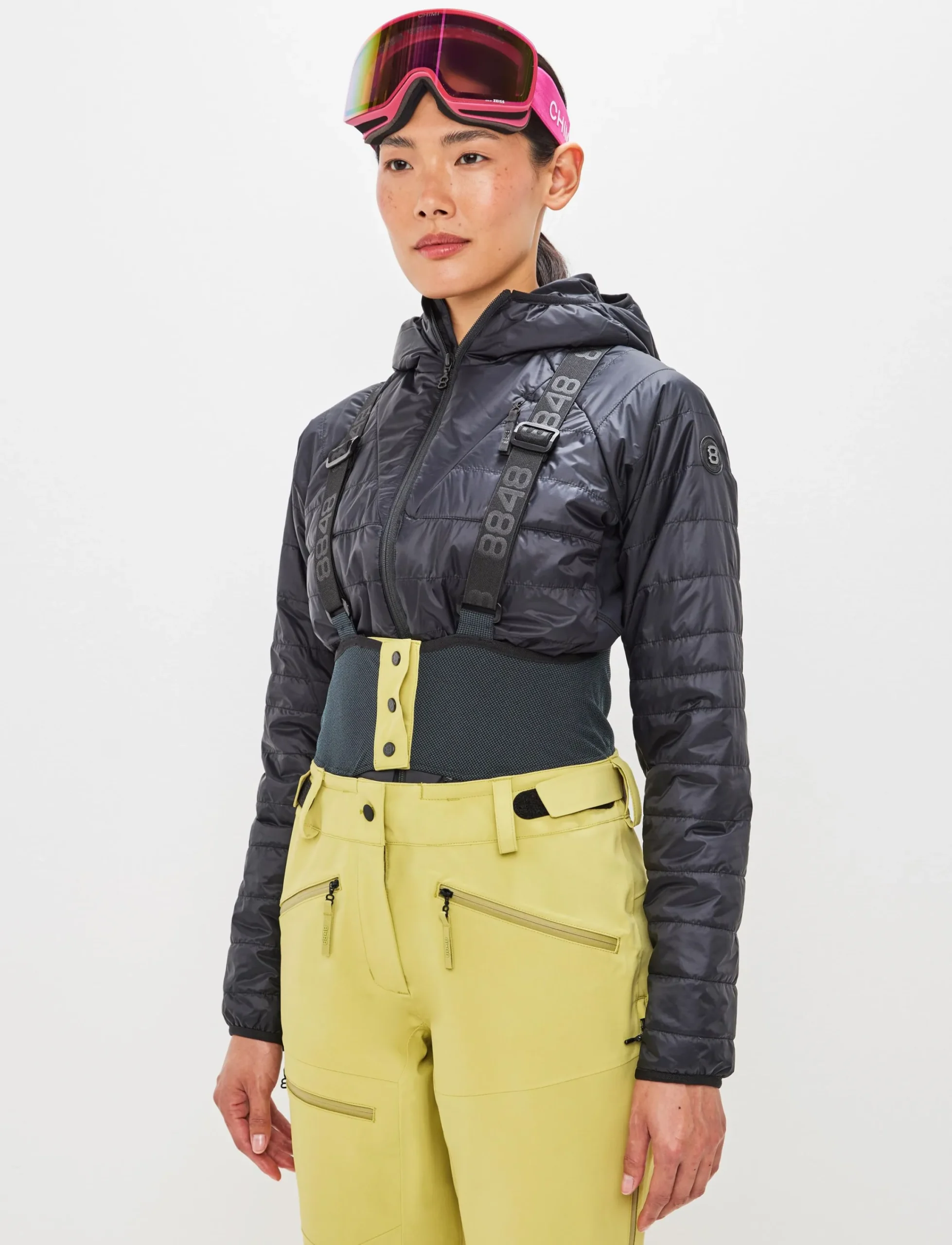 8848 Altitude Skidkläder|Chloe W Shell Pant - Flax Yellow