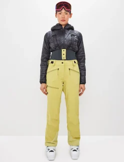 8848 Altitude Klader|Chloe W Shell Pant - Flax Yellow