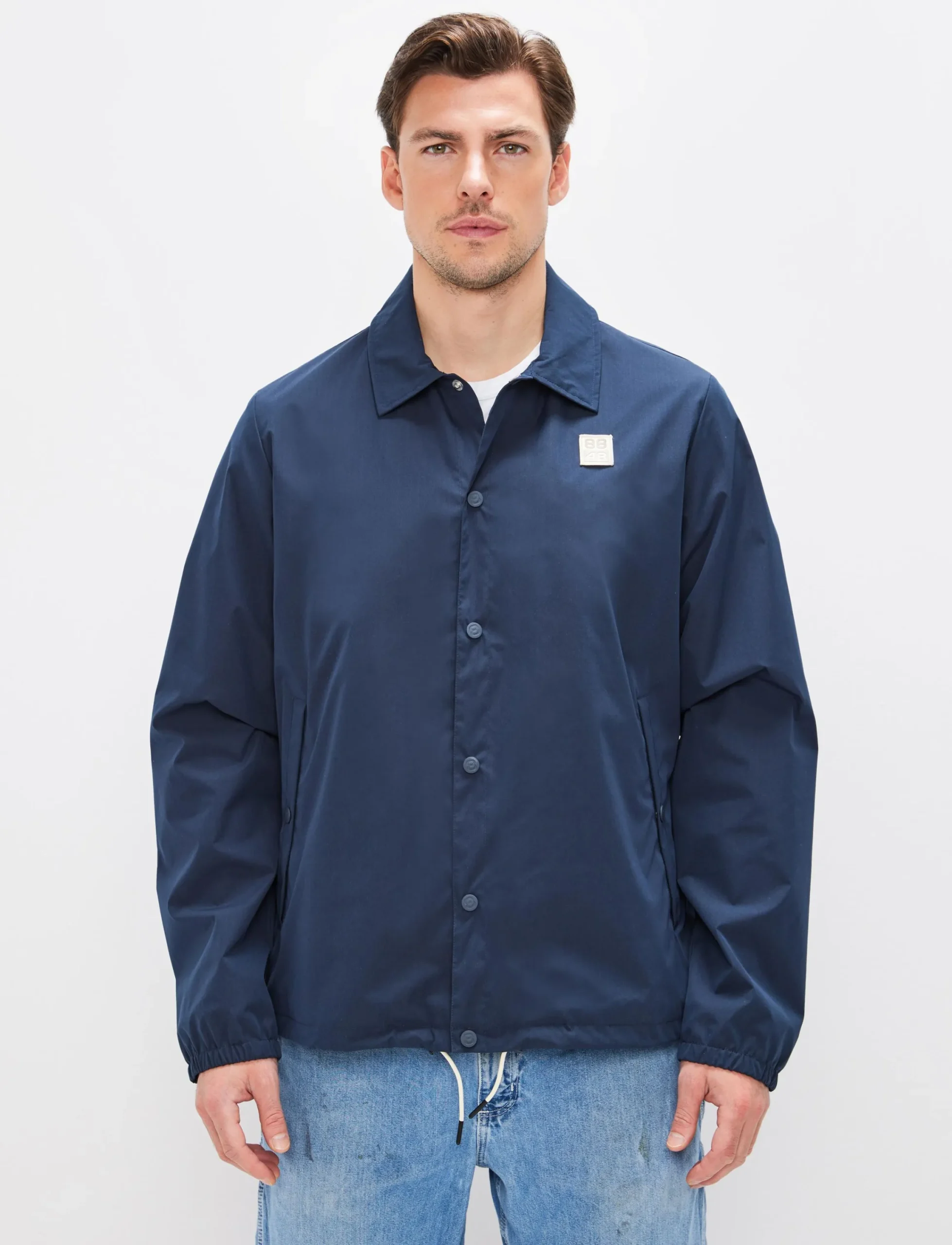 8848 Altitude Klader|Coach Jacket - Navy