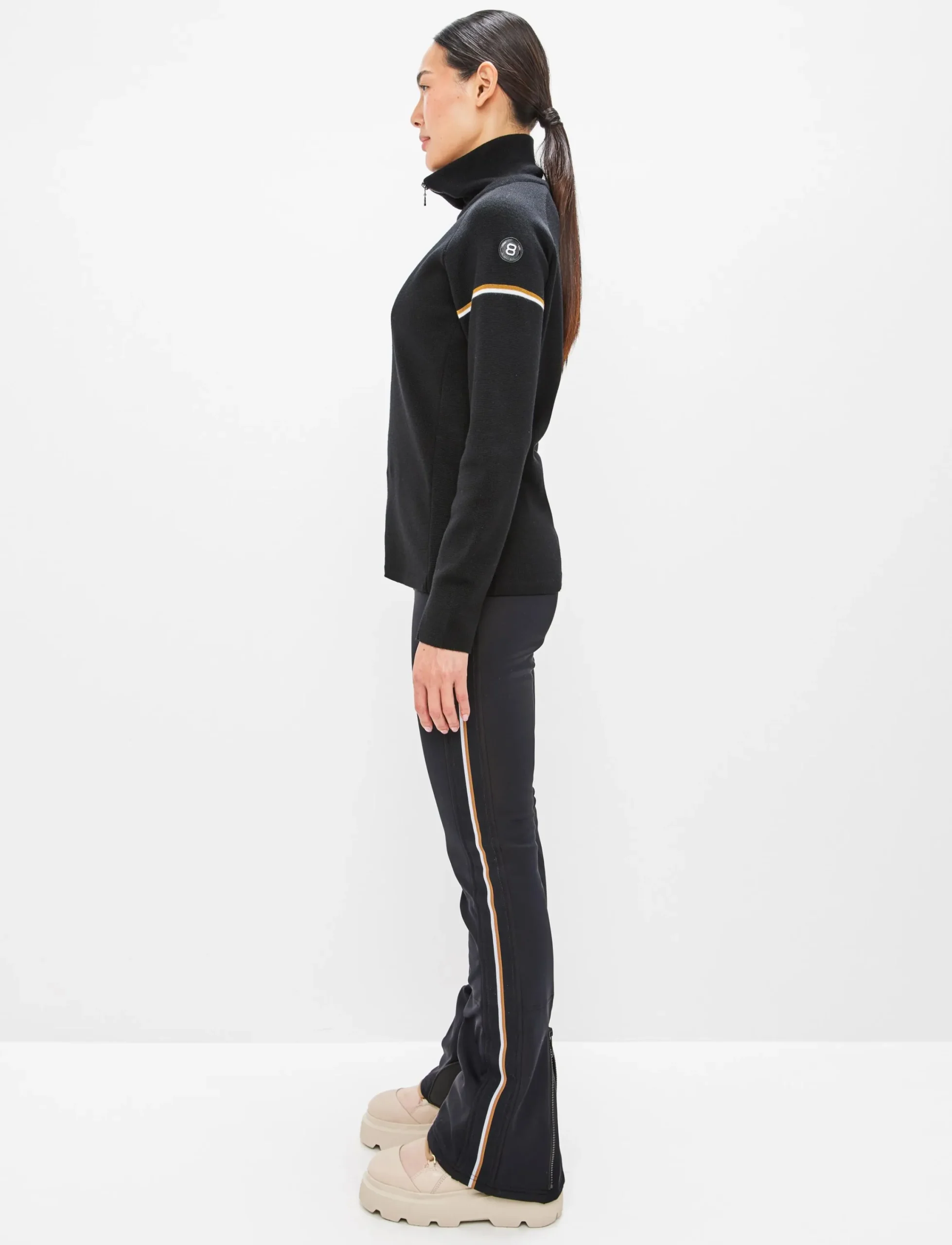 8848 Altitude Klader|Ember W Merino Sweat - Black