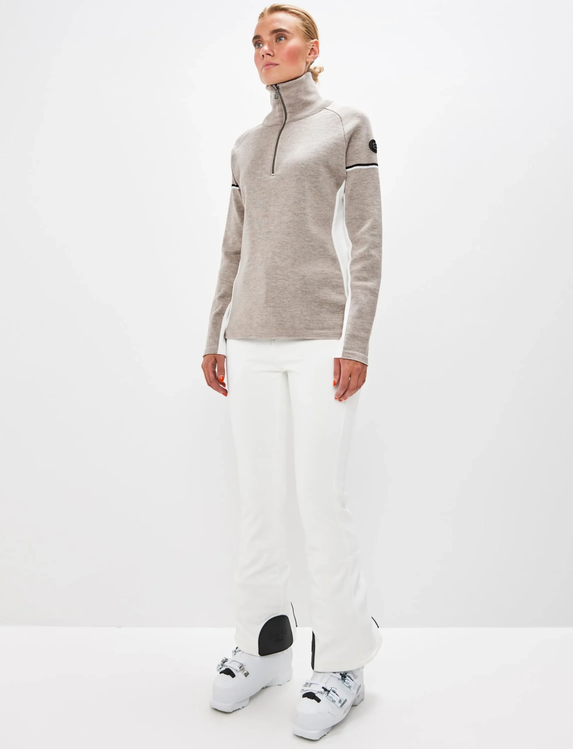 8848 Altitude Skidkläder|Ember W Merino Sweat - Lt Fallen Rock