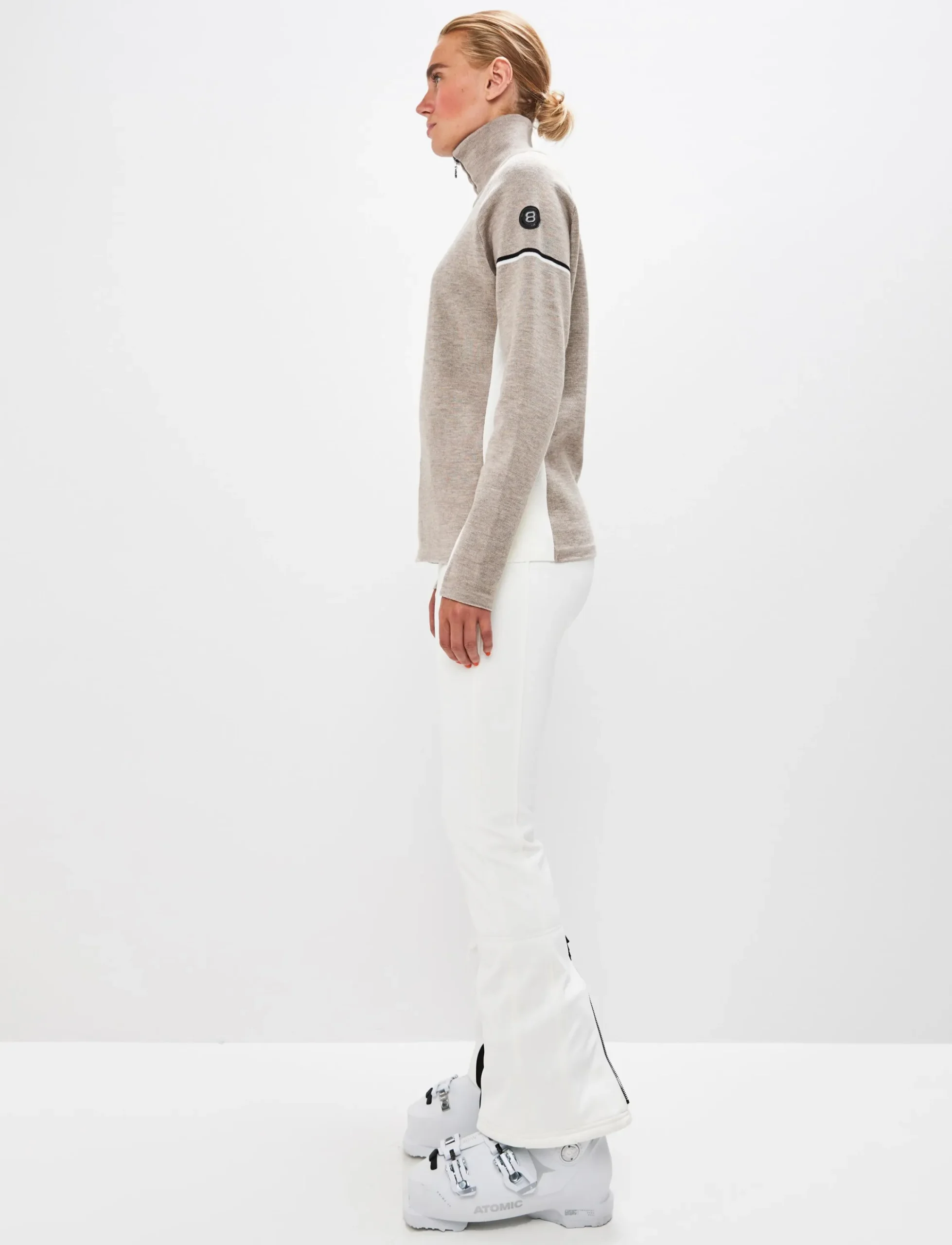 8848 Altitude Klader|Ember W Merino Sweat - Lt Fallen Rock