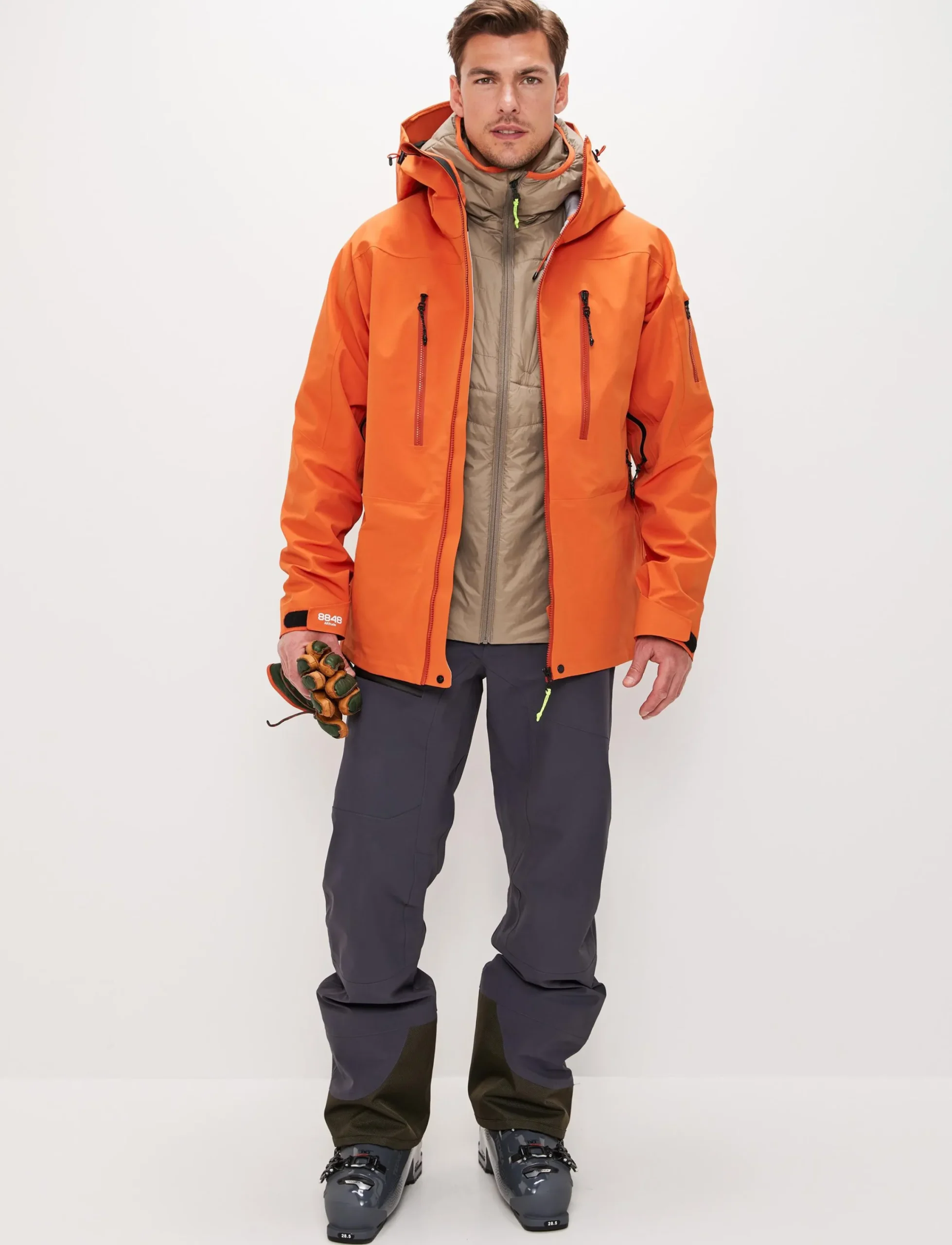 8848 Altitude Klader|Gansu 3.0 Jacket - Orange Rust