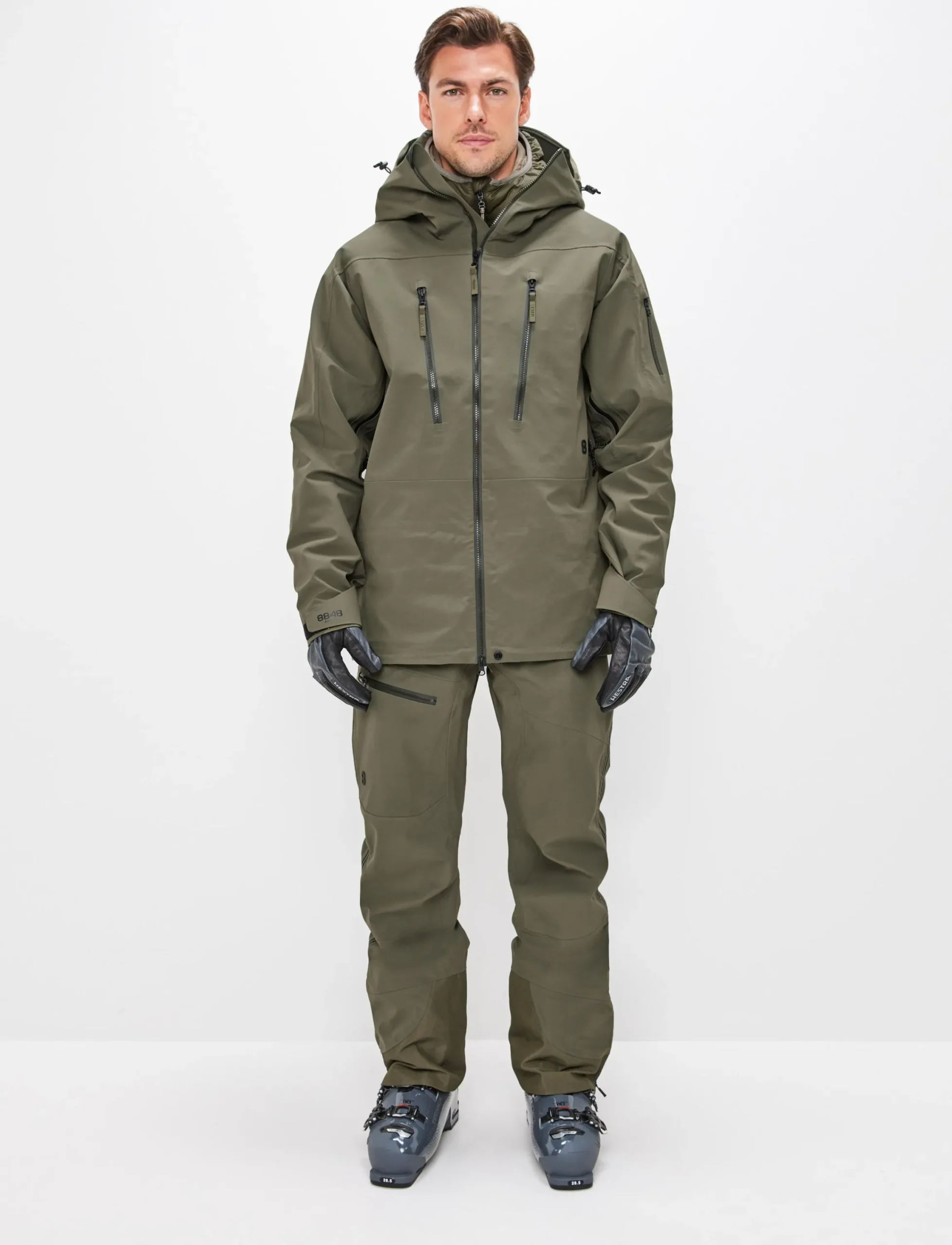 8848 Altitude Skidkläder|Gansu 4.0 Shell Jacket - Army Green