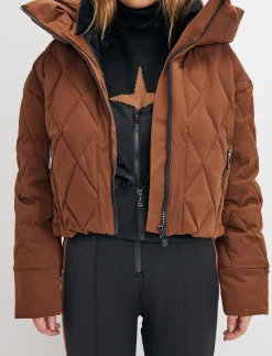 8848 Altitude Skidkläder|Hildi W Ski Puffer - Cashmere Brown