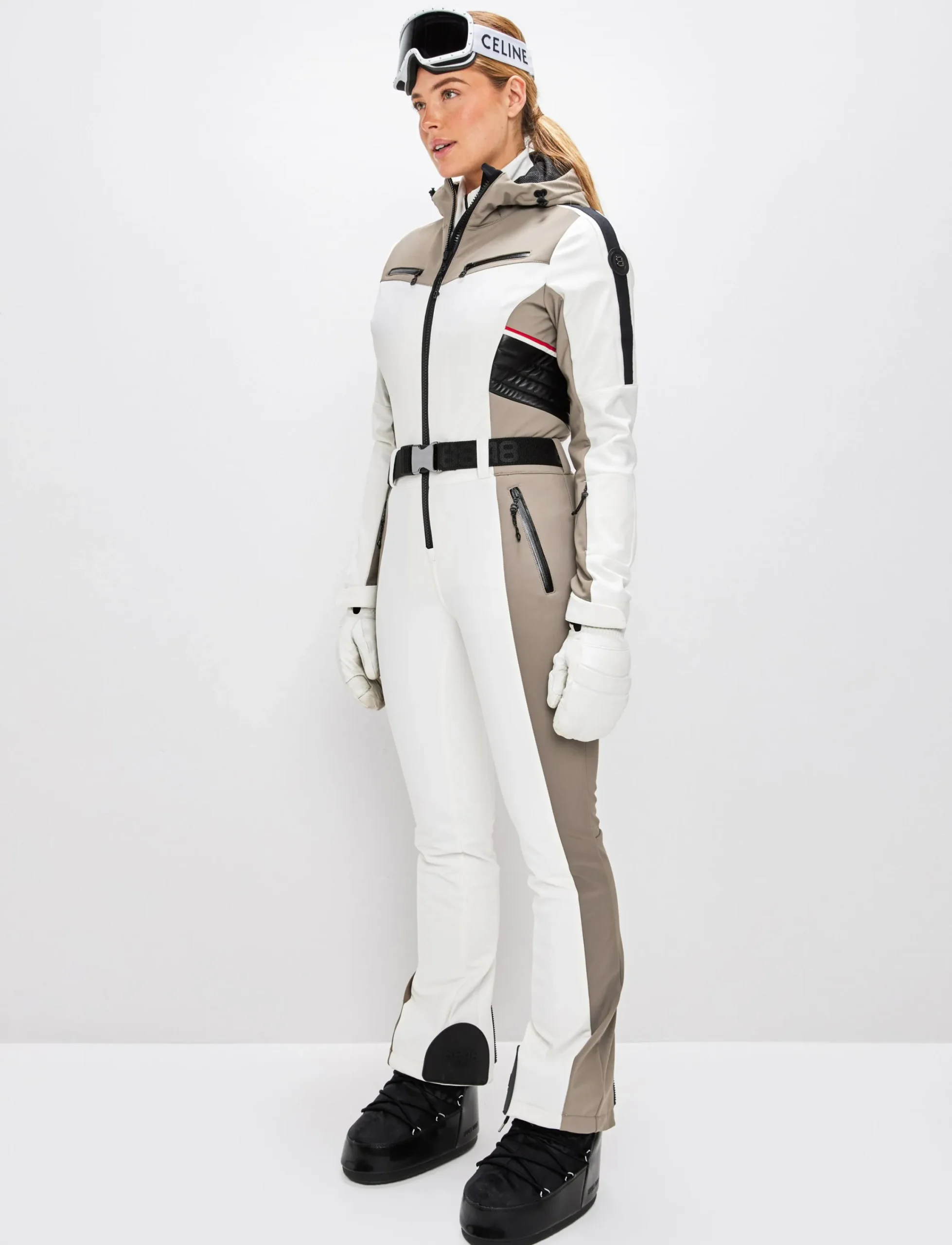8848 Altitude Skidkläder|Lara W Ski Suit - Blanc/Fallen