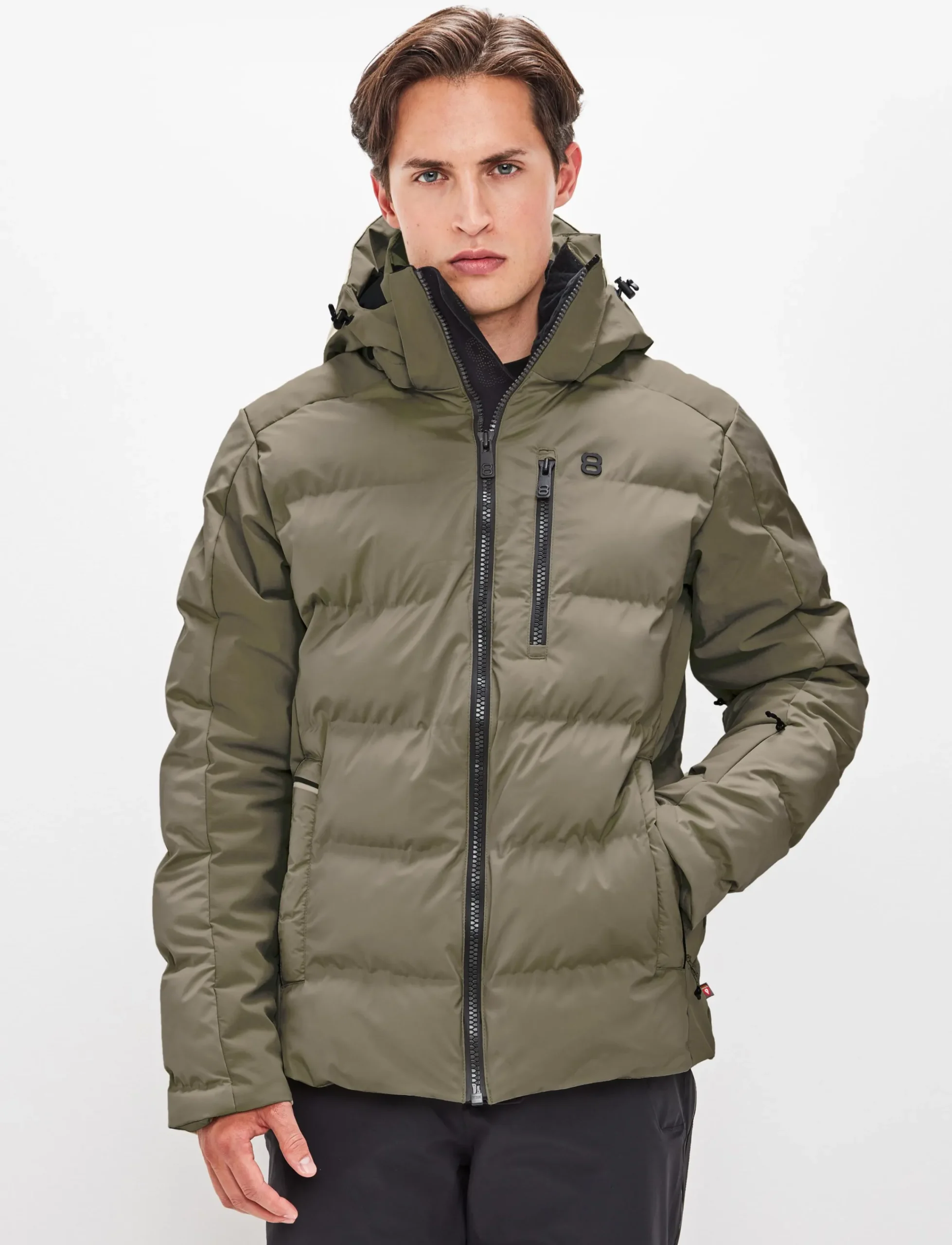 8848 Altitude Klader|Malik Ski Jacket - Army Green