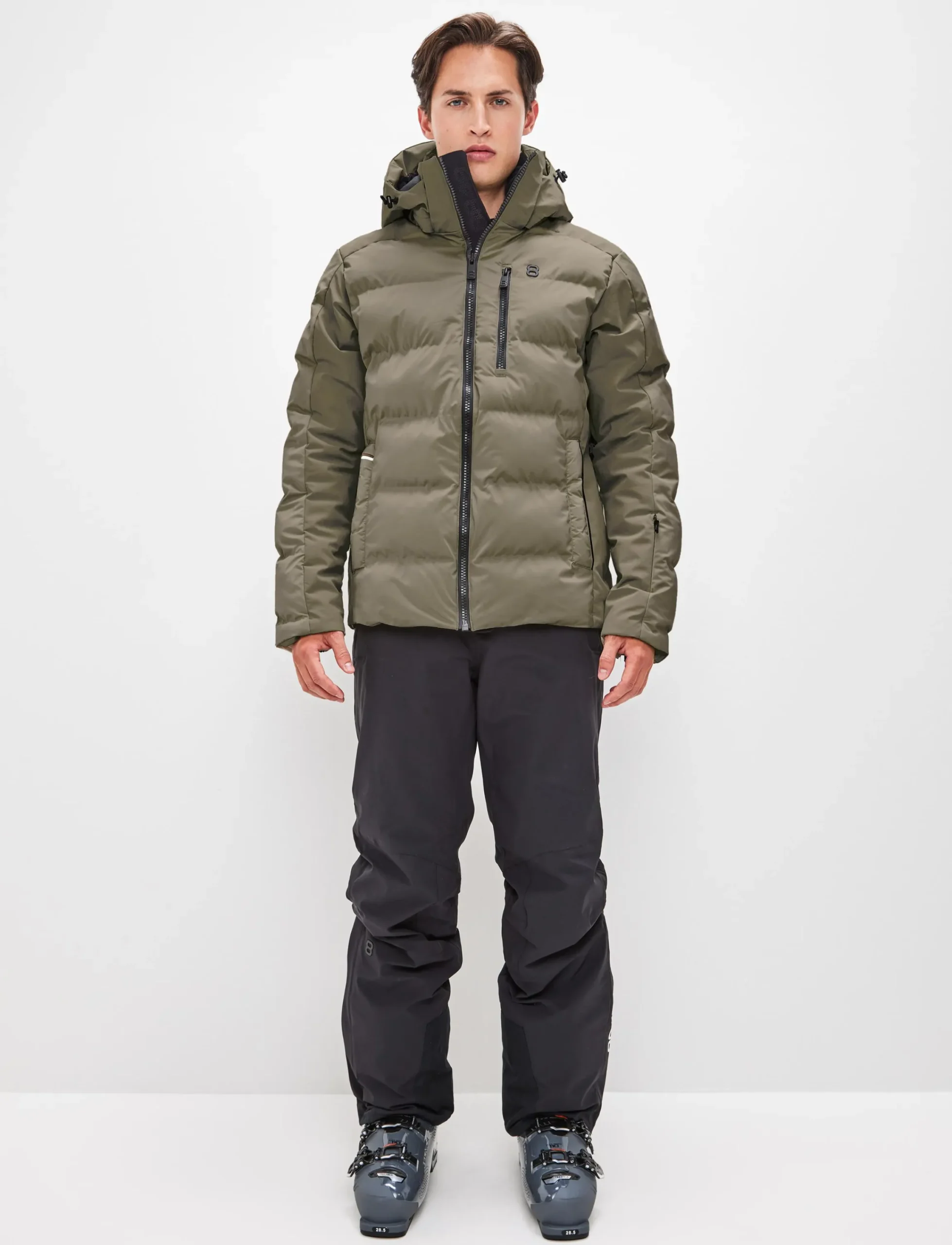 8848 Altitude Klader|Malik Ski Jacket - Army Green