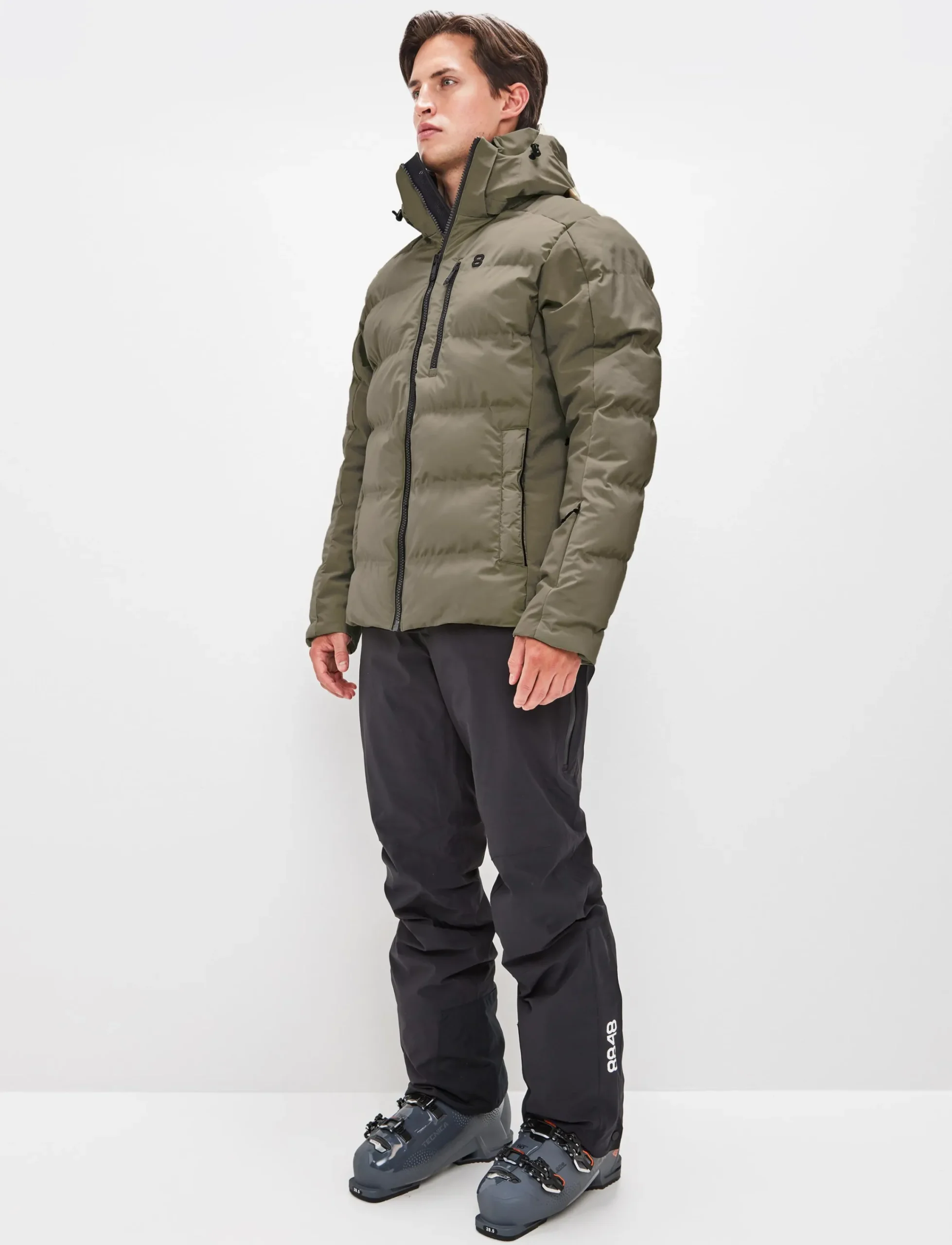 8848 Altitude Klader|Malik Ski Jacket - Army Green