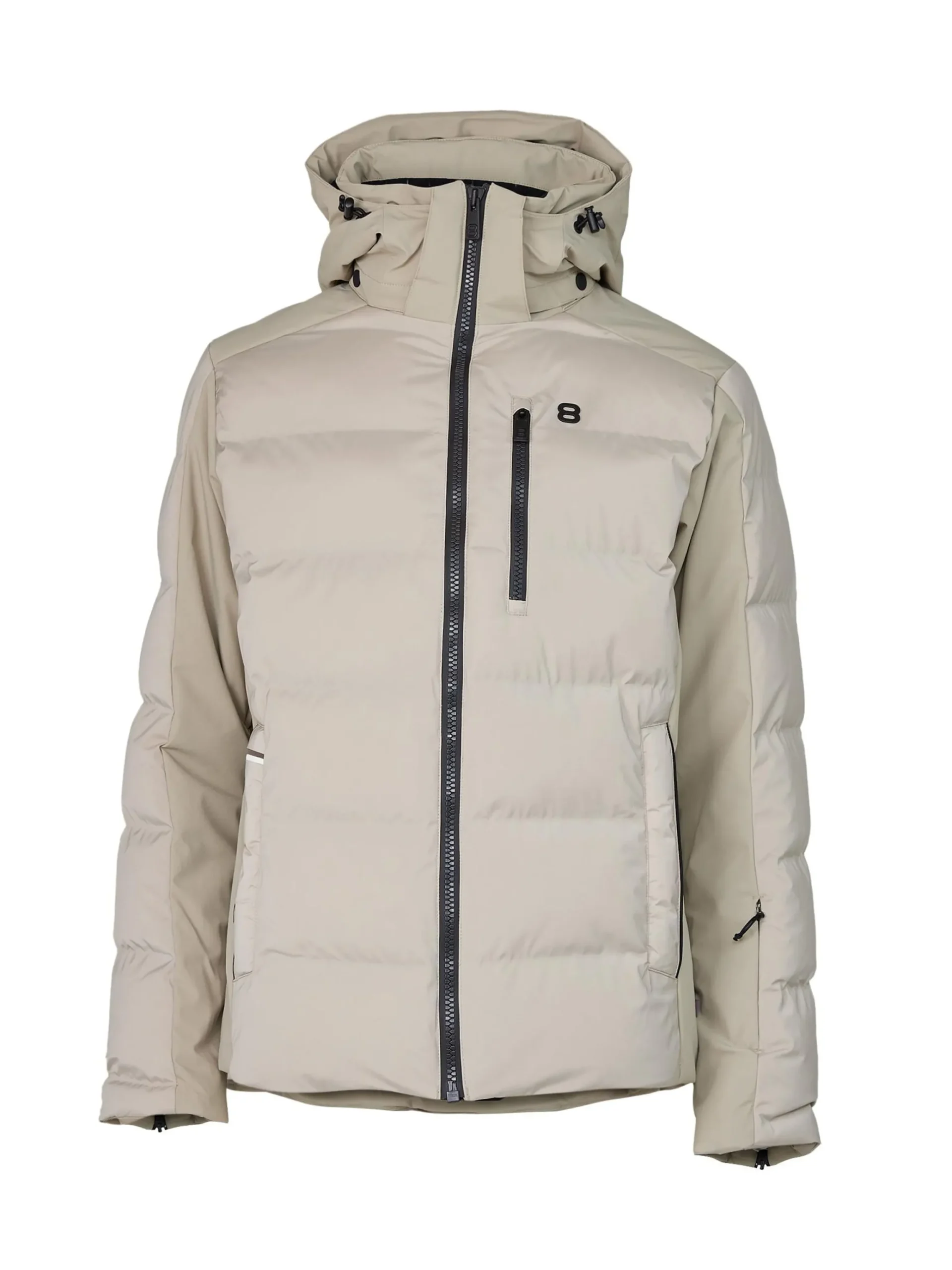 8848 Altitude Skidkläder|Malik Ski Jacket - Lt Fallen Rock