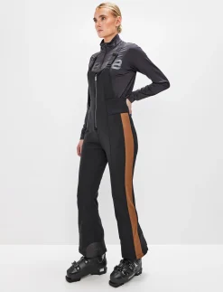 8848 Altitude Skidkläder|Maya W Bib Pant - Black/Cash Brown