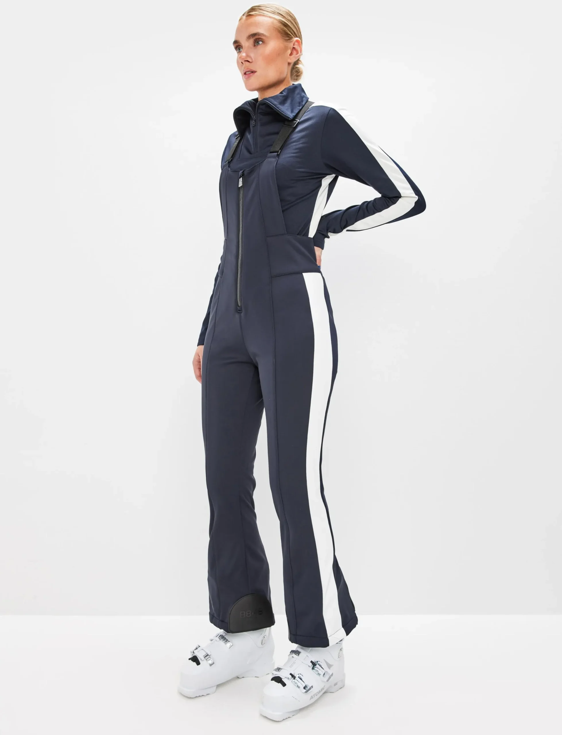 8848 Altitude Klader|Maya W Bib Pant - Navy/Blanc