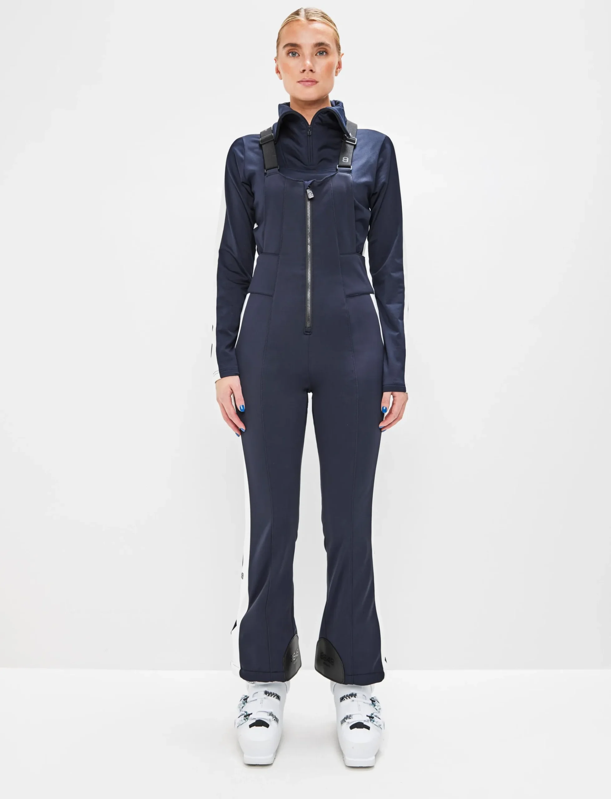8848 Altitude Klader|Maya W Bib Pant - Navy/Blanc