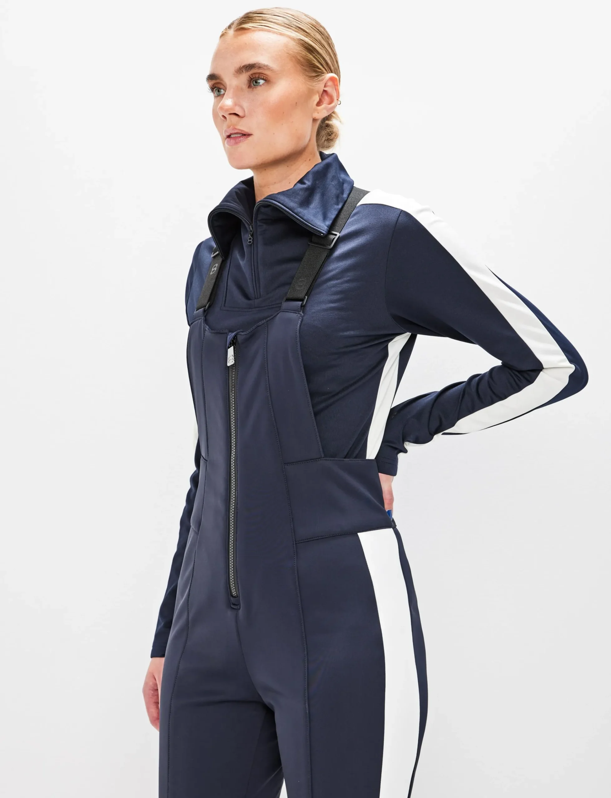 8848 Altitude Klader|Maya W Bib Pant - Navy/Blanc