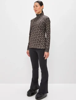 8848 Altitude Klader|Monogram W 1/2 Zip - Coffea
