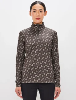 8848 Altitude Skidkläder|Monogram W 1/2 Zip - Coffea