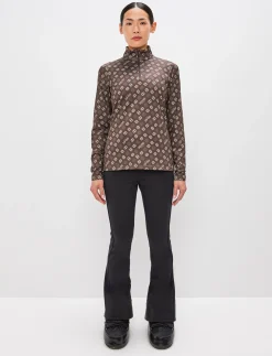 8848 Altitude Skidkläder|Monogram W 1/2 Zip - Coffea