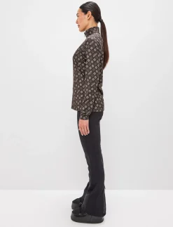 8848 Altitude Skidkläder|Monogram W 1/2 Zip - Coffea