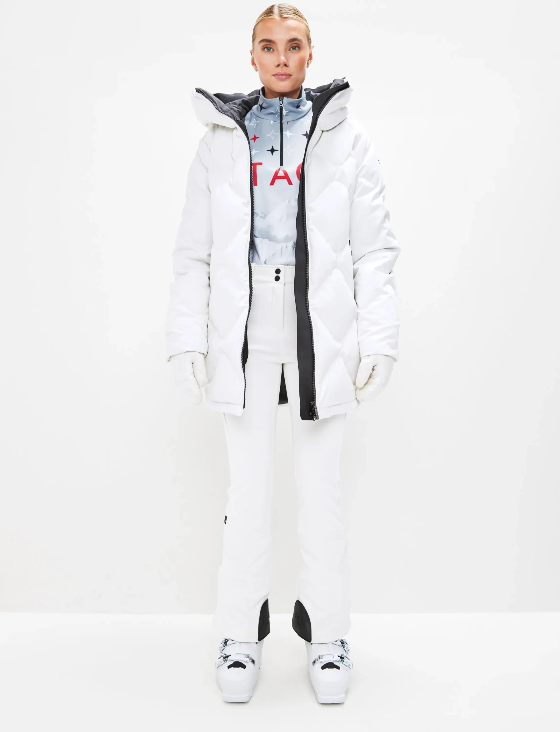 8848 Altitude Skidkläder|Nadine W Ski Parka - Blanc