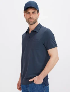 8848 Altitude Klader|Phase Tech Polo Shirt - Navy