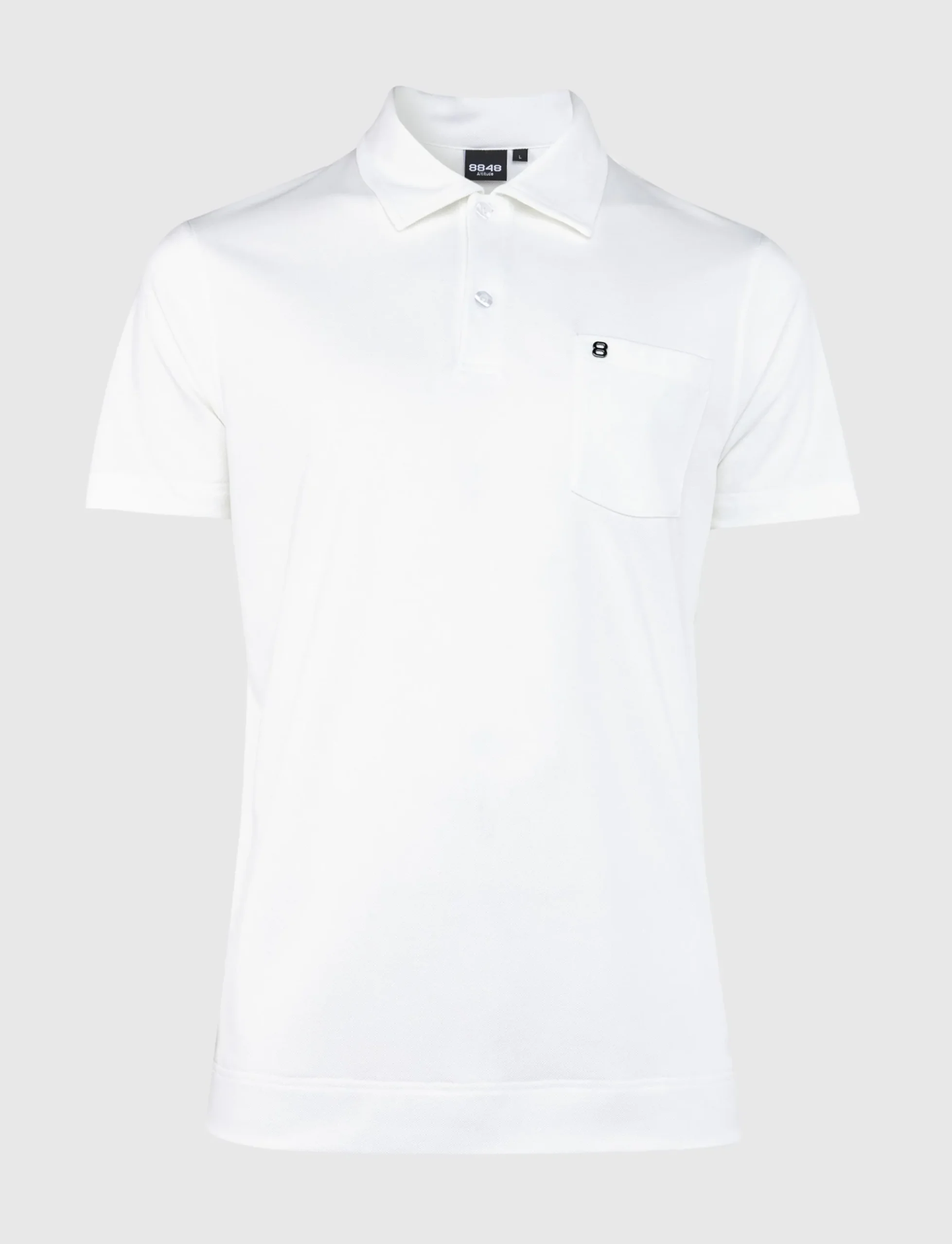 8848 Altitude Klader|Phase Tech Polo Shirt - White