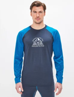 8848 Altitude Skidkläder|Polar Wool Ls - Navy
