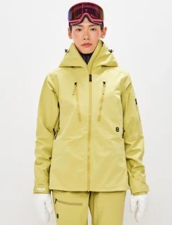 8848 Altitude Klader|Pow 3.0 W Shell Jacket - Flax Yellow