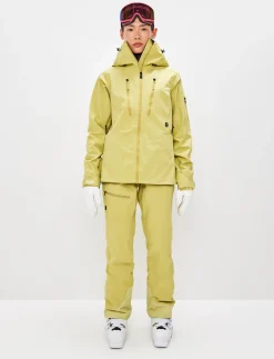 8848 Altitude Klader|Pow 3.0 W Shell Jacket - Flax Yellow