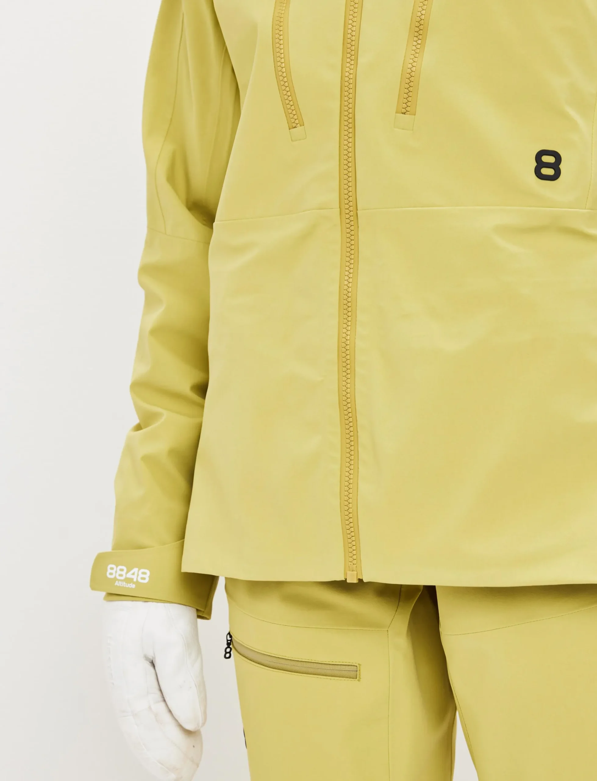 8848 Altitude Klader|Pow 3.0 W Shell Jacket - Flax Yellow