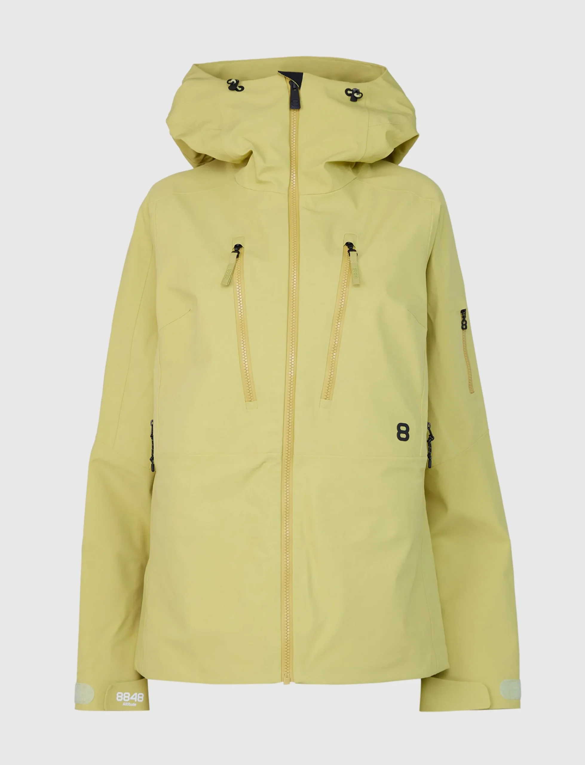 8848 Altitude Klader|Pow 3.0 W Shell Jacket - Flax Yellow