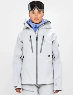 8848 Altitude Skidkläder|Pow 3.0 W Shell Jacket - Fog