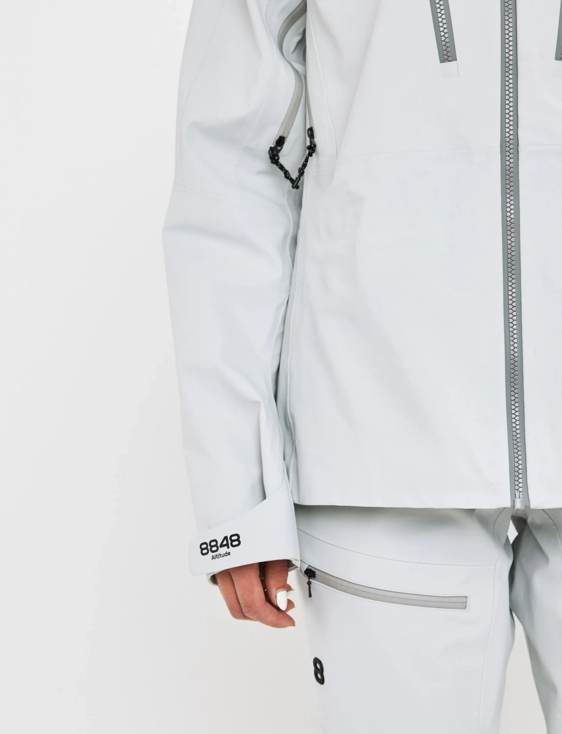 8848 Altitude Klader|Pow 3.0 W Shell Jacket - Fog
