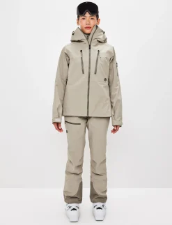 8848 Altitude Skidkläder|Pow 3.0 W Shell Jacket - Lt Fallen Rock