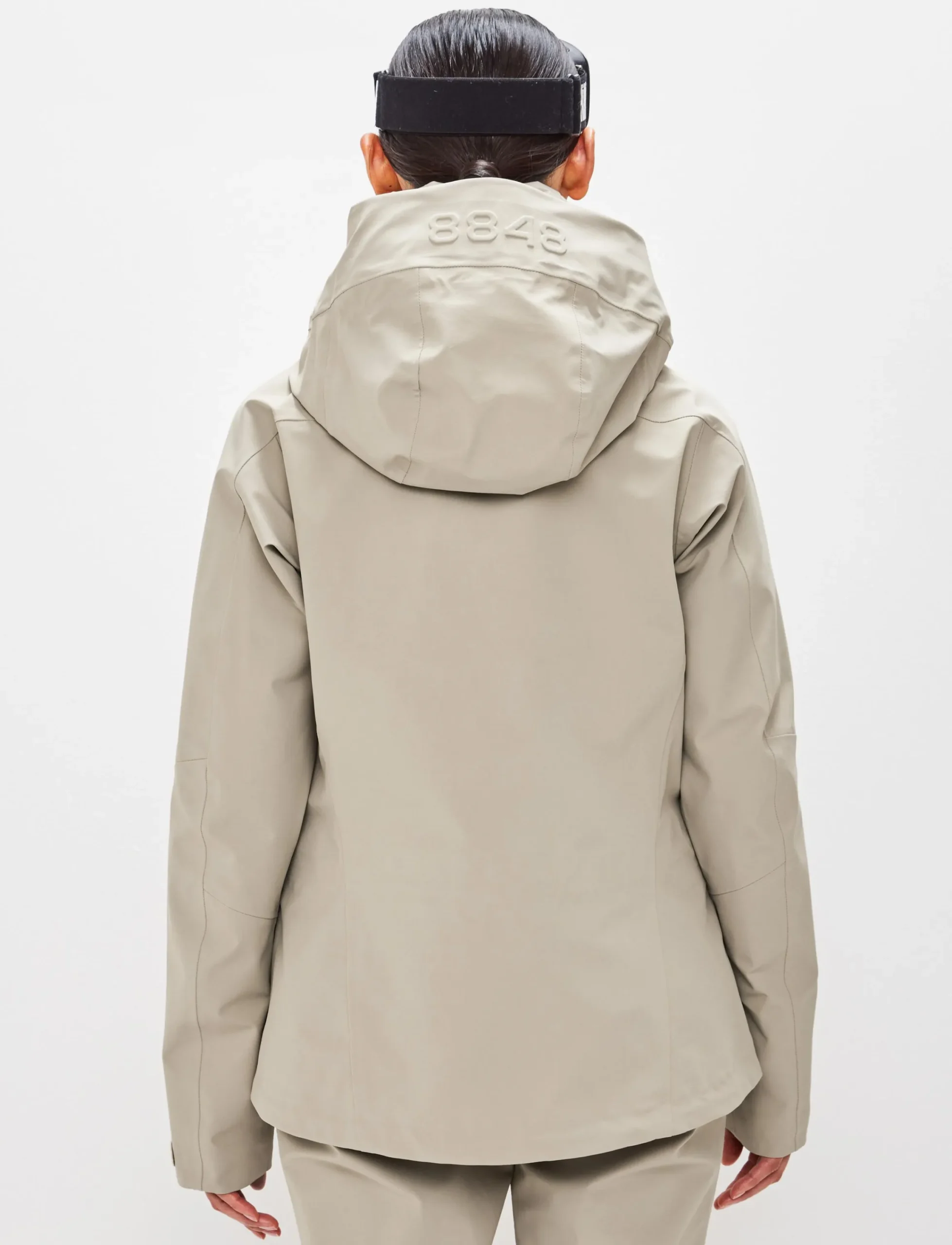 8848 Altitude Klader|Pow 3.0 W Shell Jacket - Lt Fallen Rock