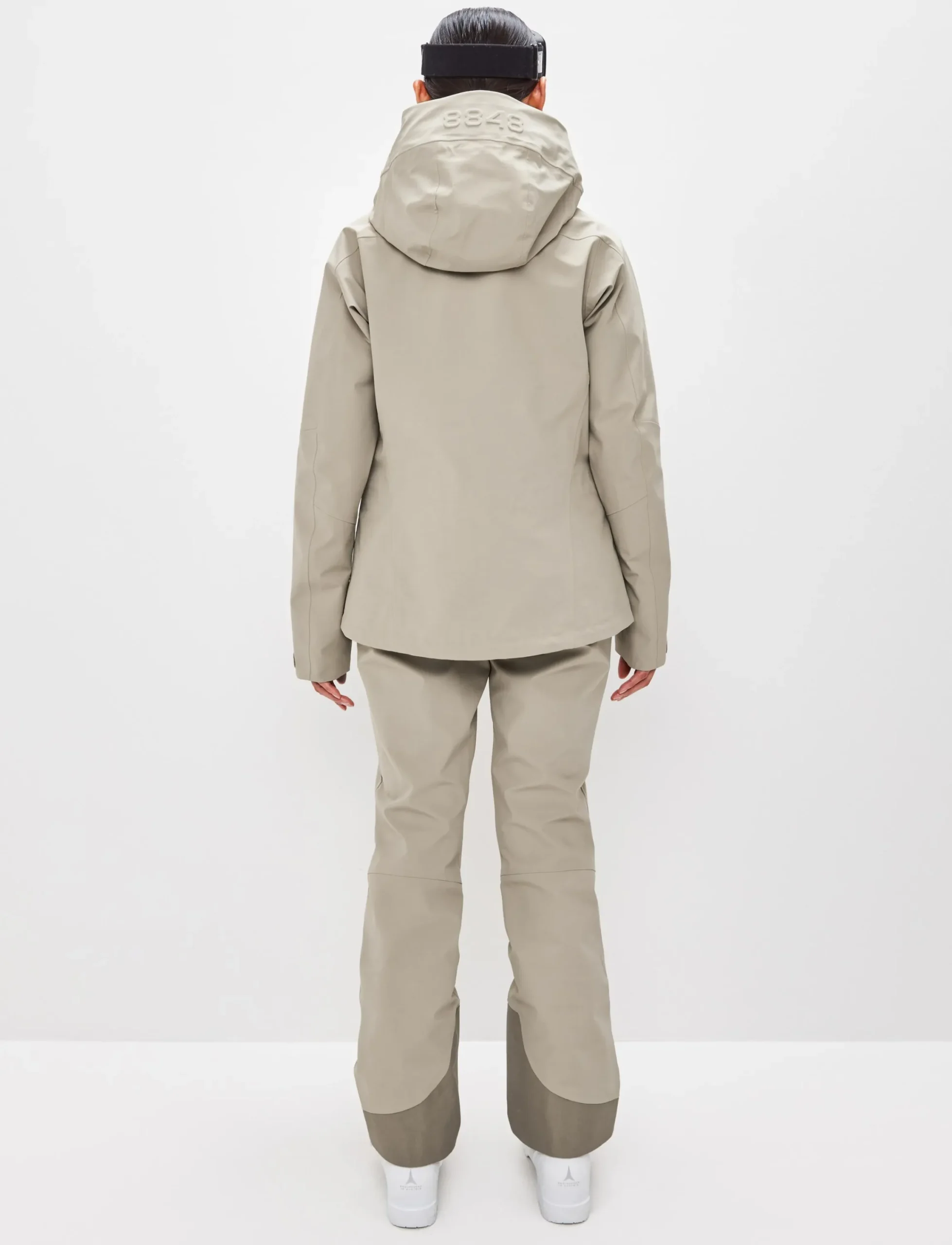 8848 Altitude Klader|Pow 3.0 W Shell Jacket - Lt Fallen Rock