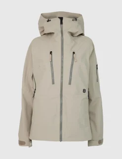 8848 Altitude Klader|Pow 3.0 W Shell Jacket - Lt Fallen Rock
