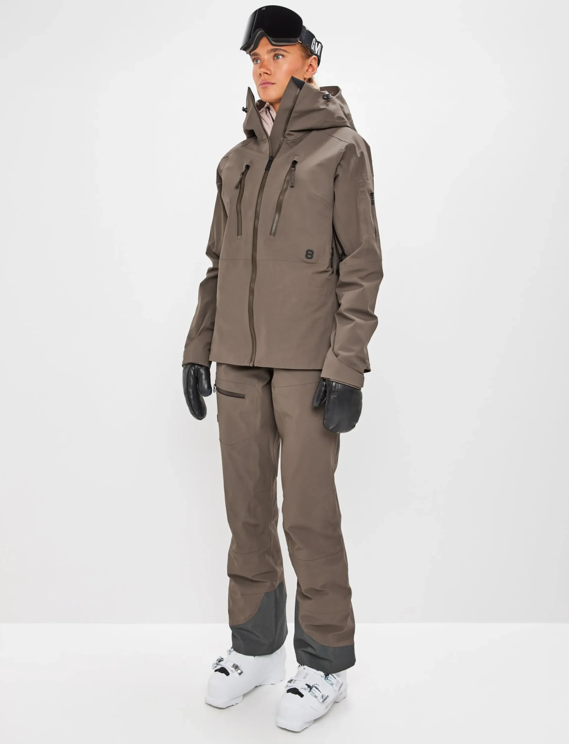 8848 Altitude Klader|Pow 3.0 W Shell Jacket - Pale Brown