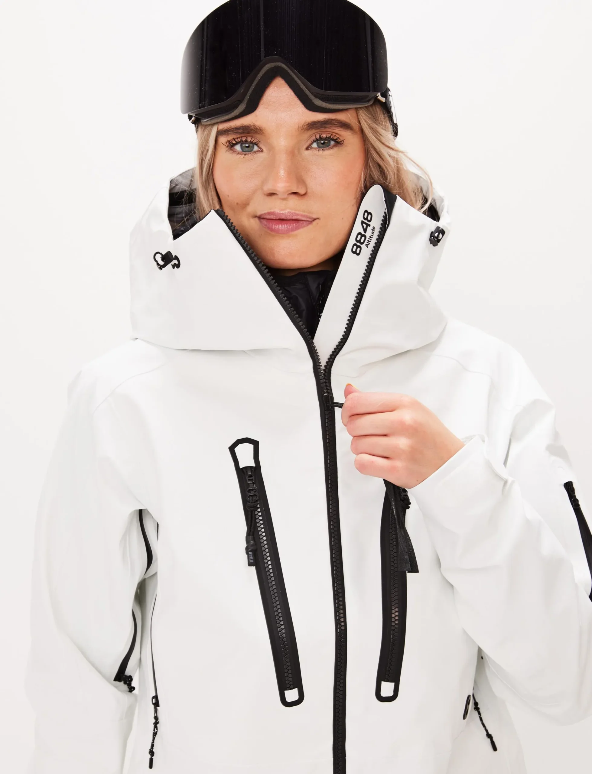 8848 Altitude Skidkläder|Pow W Jacket - Blanc