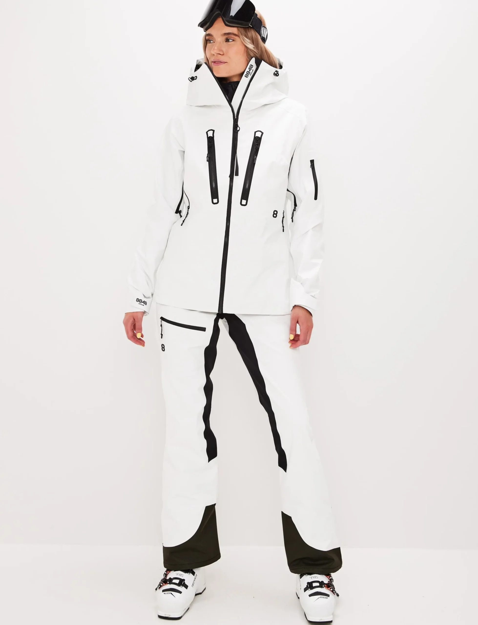 8848 Altitude Klader|Pow W Jacket - Blanc