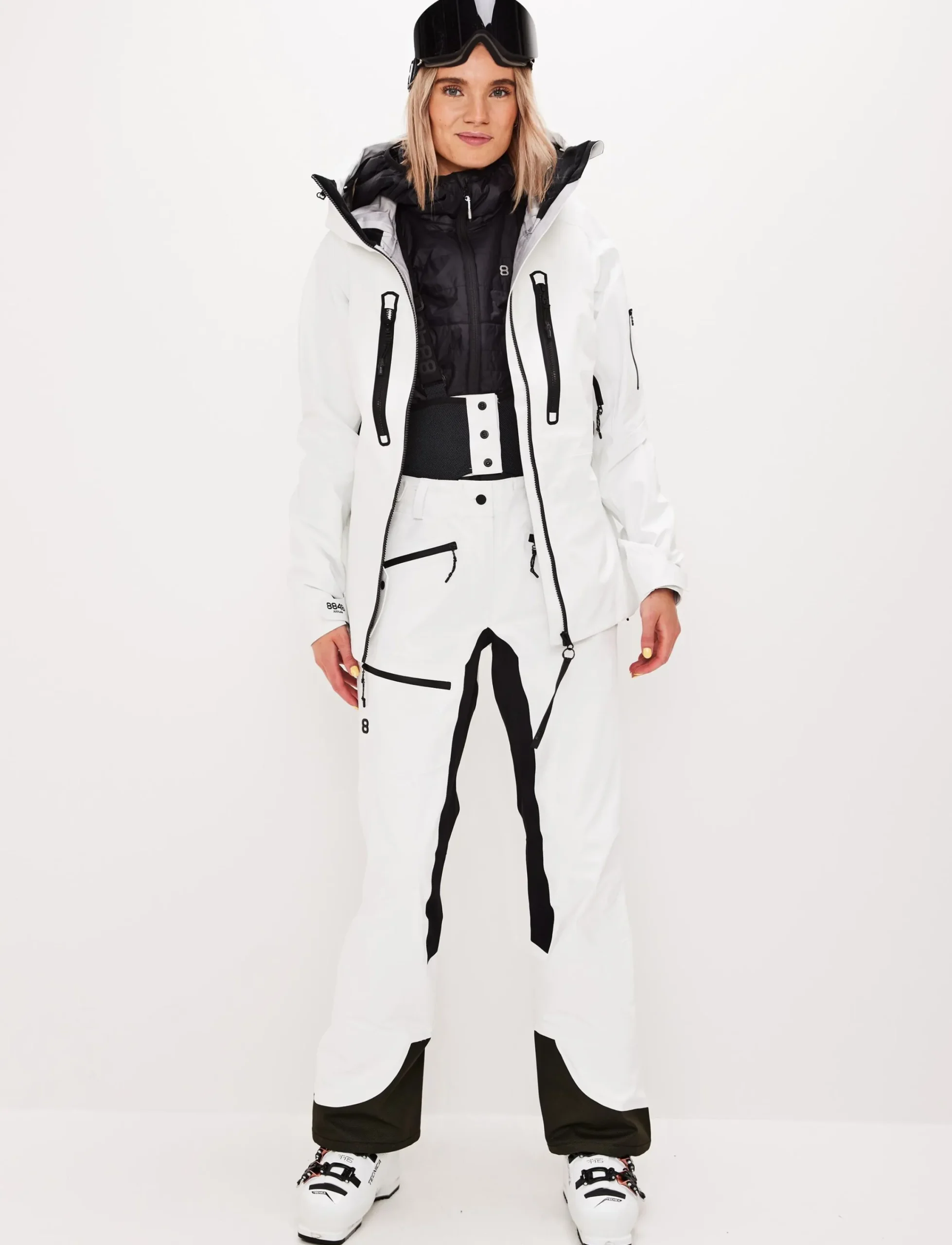 8848 Altitude Klader|Pow W Jacket - Blanc