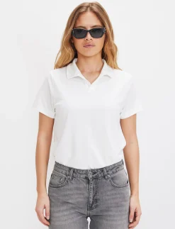 8848 Altitude Klader|Robin W Tech Polo Shirt - White