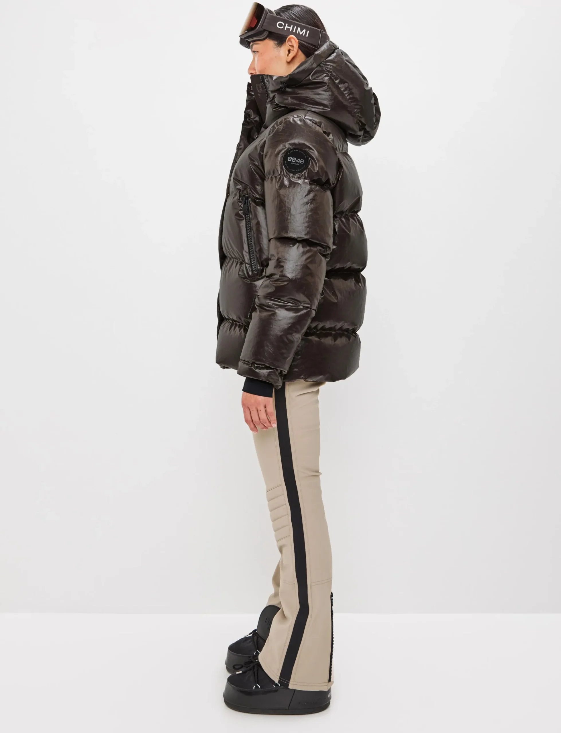 8848 Altitude Skidkläder|Sarah W Ski Down Jacket - Coffea