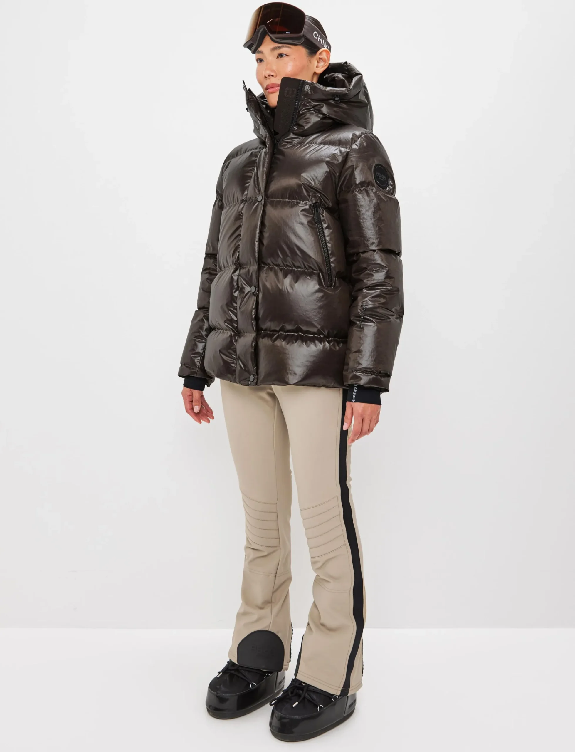 8848 Altitude Klader|Sarah W Ski Down Jacket - Coffea