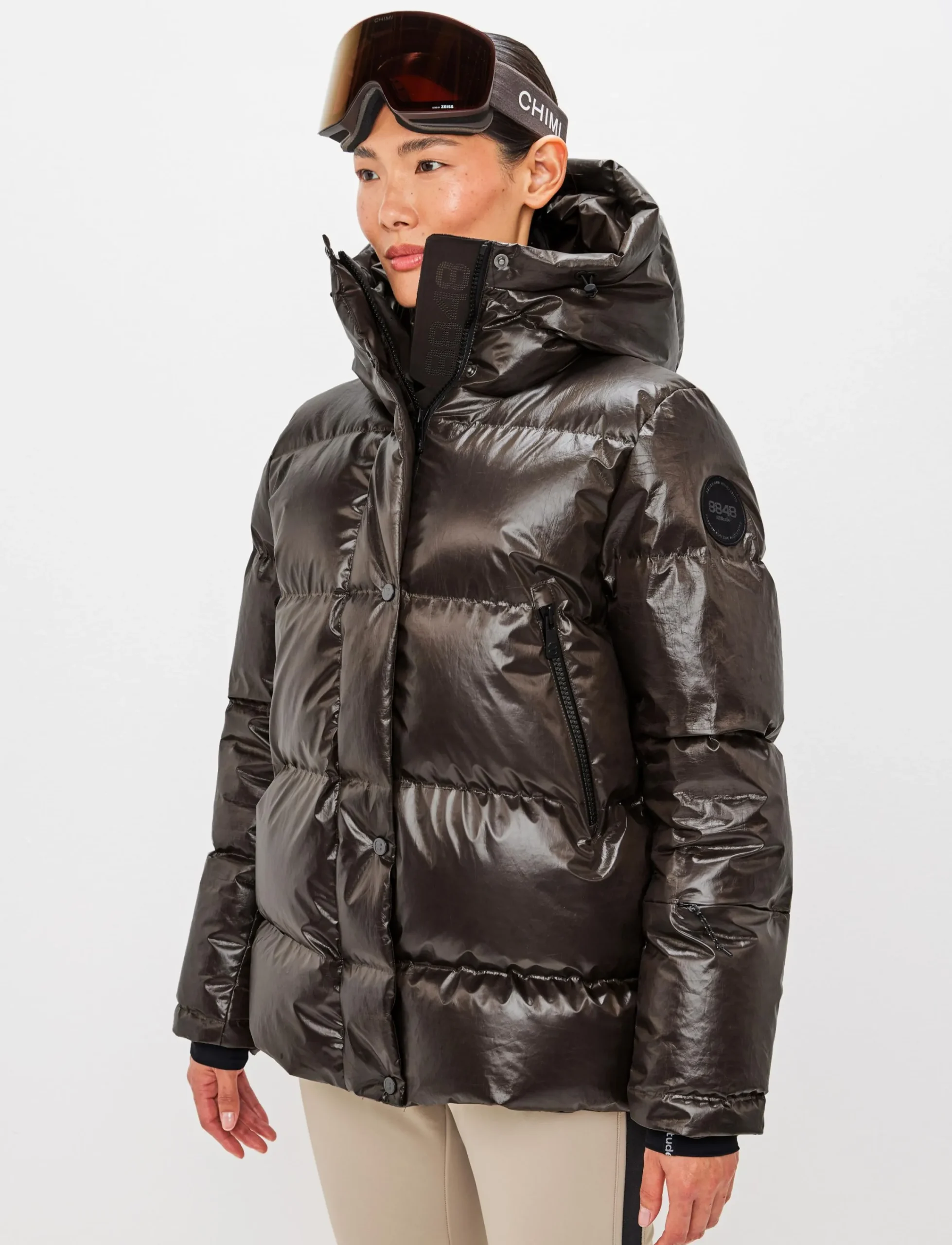 8848 Altitude Klader|Sarah W Ski Down Jacket - Coffea