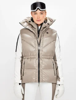 8848 Altitude Klader|Shacci W Down Vest - Lt Fallen Rock