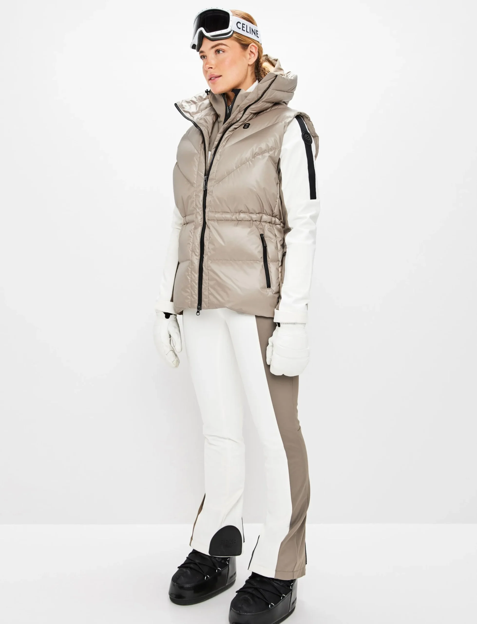 8848 Altitude Klader|Shacci W Down Vest - Lt Fallen Rock